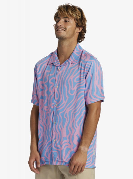 фото Мужская рубашка с коротким рукавом pool party casual quiksilver