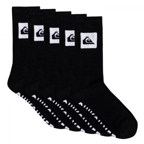 Мужские носки Quik (3 пары) QUIKSILVER AQYAA03311, размер 1SZ, цвет черный - фото 1