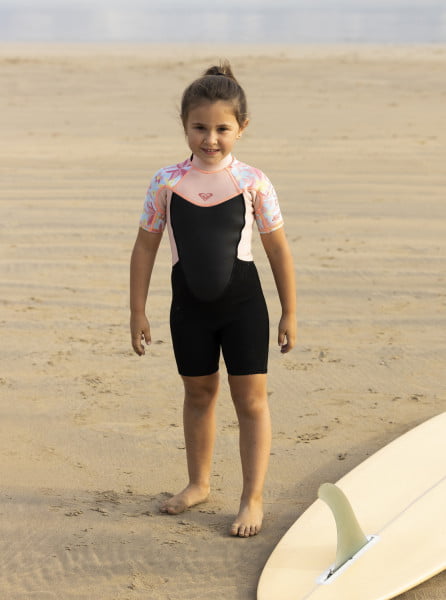 фото Короткий детский гидрокостюм с коротким рукавом и спинной молнией 2/2mm prologue (2-7 лет) roxy