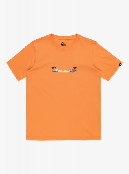 Детская футболка Surf Core (8-16 лет) QUIKSILVER EQBZT04719, размер L/14, цвет оранжевый - фото 1