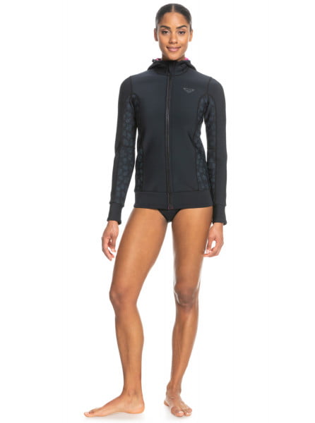 Неопреновая женская куртка 1mm Swell Series Roxy ERJW803027, размер 10, цвет черный - фото 4