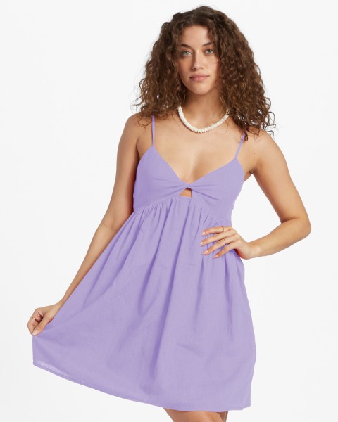 Женское миниплатье In A Twist Billabong ABJWD00674, размер M/10, цвет peaceful lilac