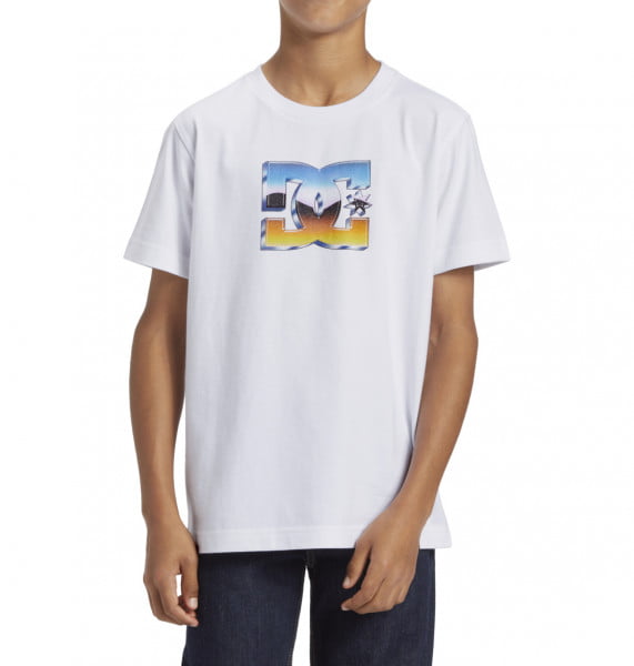 Детская футболка Chrome (8-16 лет) DC Shoes ADBZT03251, размер 10/S, цвет белый - фото 3