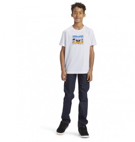 Детская футболка Chrome (8-16 лет) DC Shoes ADBZT03251, размер 10/S, цвет белый - фото 4