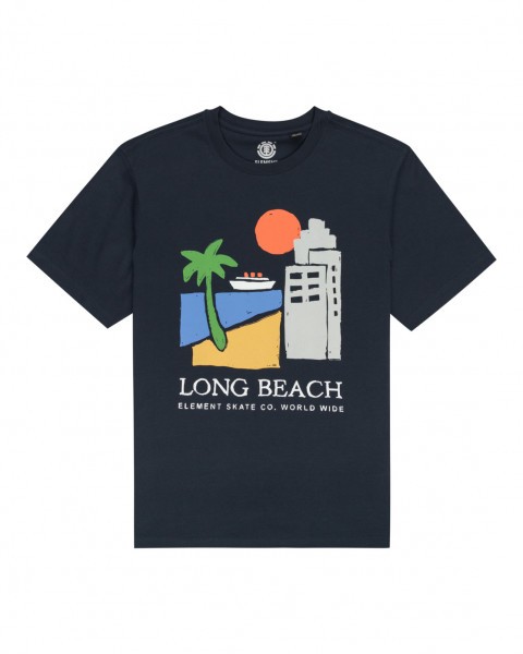 фото Мужская футболка long beach worldwide element