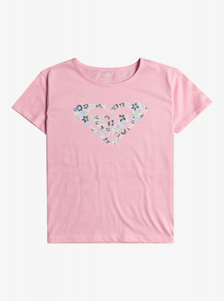 Свободная детская футболка Day And Night (4-16 лет) Roxy ERGZT04039, размер 10/M, цвет prism pink - фото 1