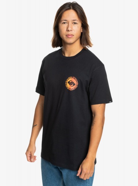 Мужская футболка Long Fade QUIKSILVER EQYZT07670, размер L, цвет черный - фото 4