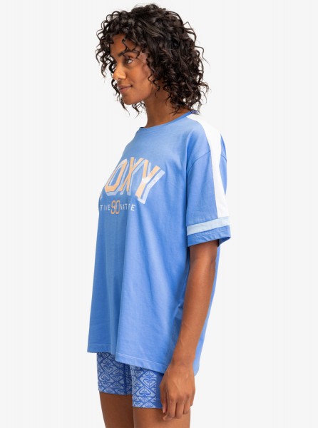 Женская футболка Essential Energy Roxy ERJKT04120, размер L, цвет ultra marine - фото 2
