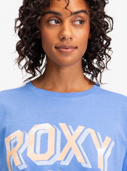 Женская футболка Essential Energy Roxy ERJKT04120, размер L, цвет ultra marine - фото 3