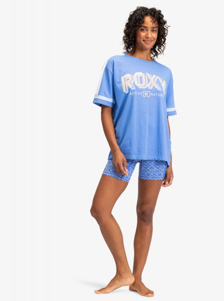Женская футболка Essential Energy Roxy ERJKT04120, размер L, цвет ultra marine - фото 4