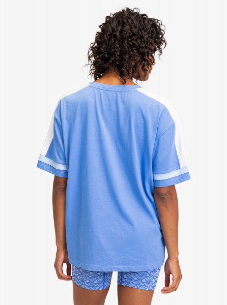 Женская футболка Essential Energy Roxy ERJKT04120, размер L, цвет ultra marine - фото 5