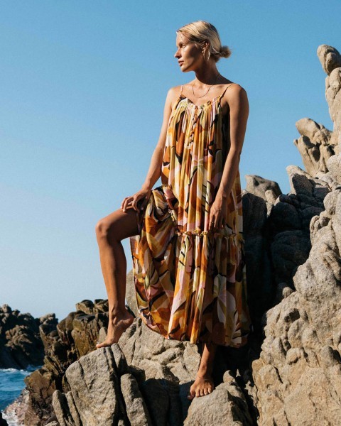 Женское пляжное платье Sun Follower Billabong ABJX600229, размер L/12, цвет multi