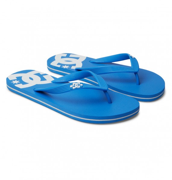 Мужские сланцы Spray DC Shoes ADYL100080, размер 42, цвет blue/white