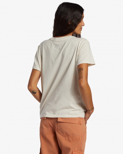 Женская футболка A/Div Billabong ABJZT01214, размер M/10, цвет white cap 1 - фото 3