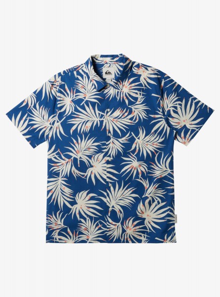 фото Мужская рубашка с коротким рукавом beach club casual quiksilver