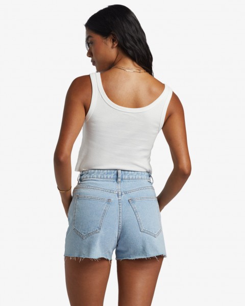 Женские джинсовые шорты High Tide Billabong ABJDS00142, размер 25, цвет soft indigo - фото 4