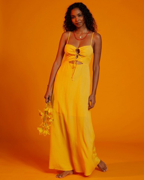 Длинное женское платье Lima Billabong ABJWD00681, размер L/12, цвет sunset - фото 2