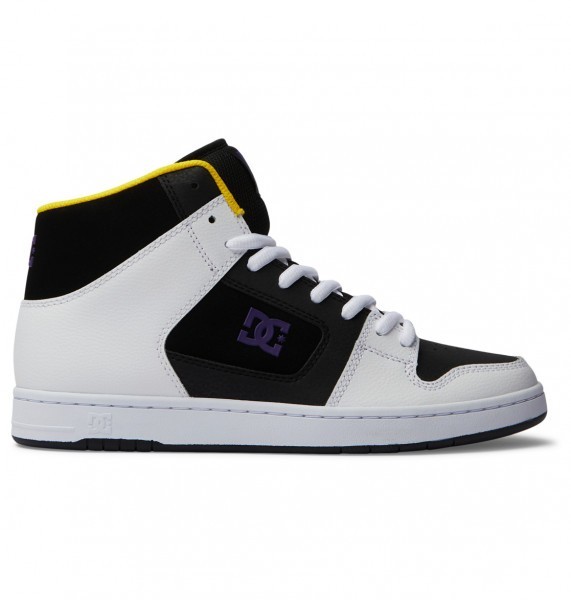 Высокие мужские кроссовки DC Manteca 4 HI DC Shoes ADYS100743, размер 42, цвет black/white/purple