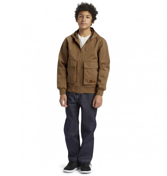 Легкая детская куртка Escalate DC Shoes ADBJK03030, размер 12/M, цвет otter - фото 4