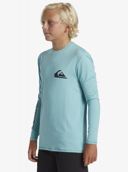 Детский рашгард с длинным рукавом Everyday Surf (8-16 лет) QUIKSILVER AQBWR03068, размер L/14, цвет marine blue - фото 4