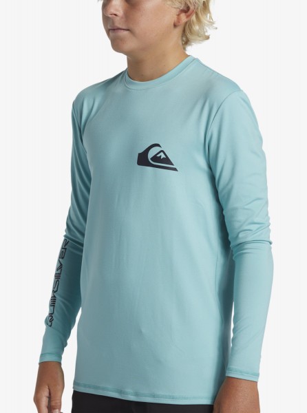 Детский рашгард с длинным рукавом Everyday Surf (8-16 лет) QUIKSILVER AQBWR03068, размер L/14, цвет marine blue - фото 5