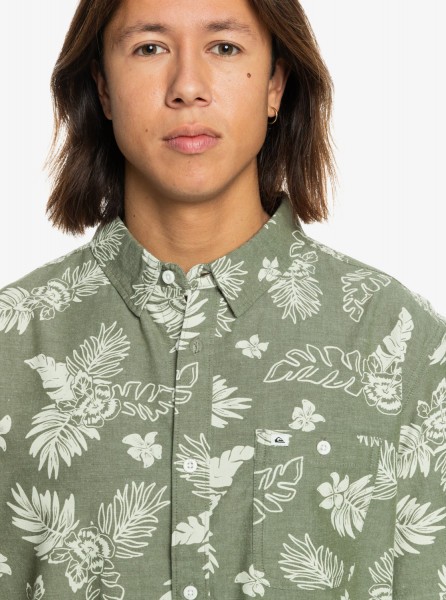 Мужская рубашка с коротким рукавом Gawanhill QUIKSILVER EQYWT04557, размер XXL, цвет four leaf gawanhill - фото 5