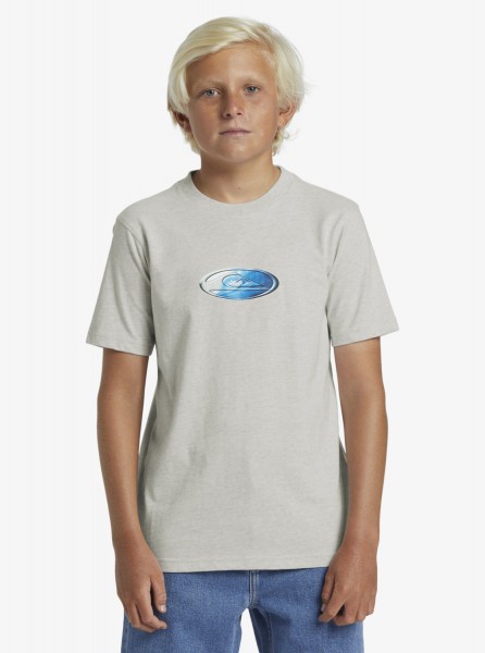 Детская футболка N.A.R (8-16 лет) QUIKSILVER AQBZT04376, размер L/14, цвет snow heather - фото 4
