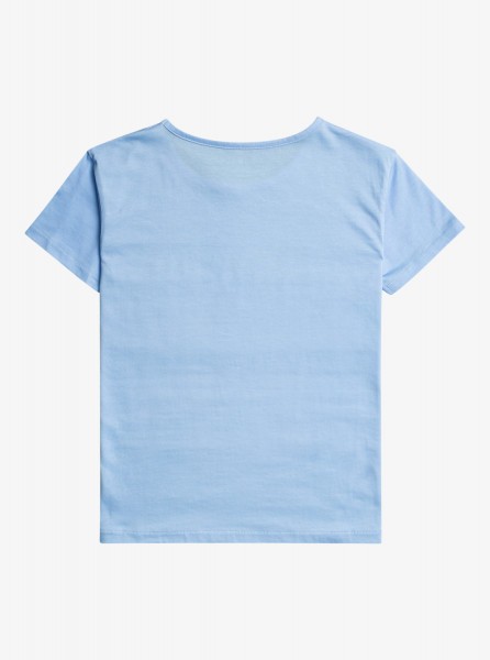 Свободная детская футболка Day And Night (4-16 лет) Roxy ERGZT04040, размер 10/M, цвет bel air blue - фото 2