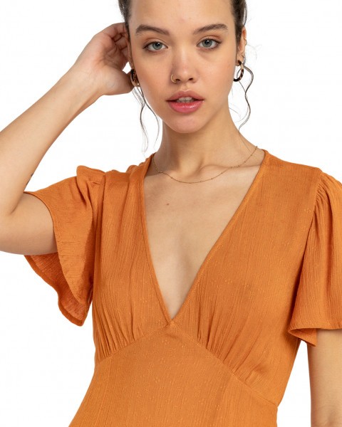 Женское платье Jet Set Billabong EBJWD00134, размер L/12, цвет dried mango