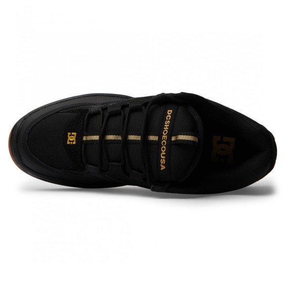 Мужские кеды Kalynx Zero DC Shoes ADYS100819, размер 10D, цвет black/gold - фото 4
