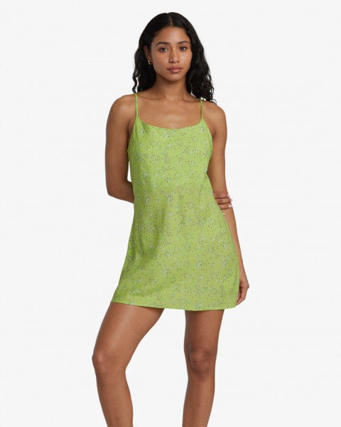 Платье Macarthur Midi RVCA AVJWD00228, размер L/12, цвет neon green - фото 1