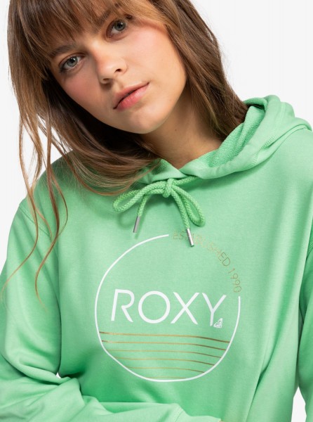 Женское худи Surf Stoked Roxy ERJFT04815, размер L, цвет zephyr green - фото 2