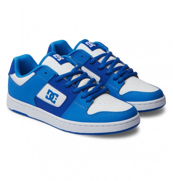 Кожаные мужские кроссовки Manteca DC Shoes ADYS100765, размер 42, цвет blue/blue/white - фото 2