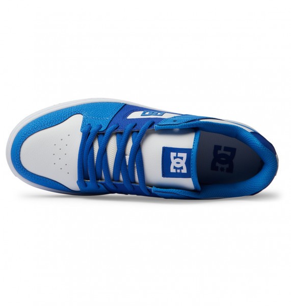 Кожаные мужские кроссовки Manteca DC Shoes ADYS100765, размер 42, цвет blue/blue/white - фото 4