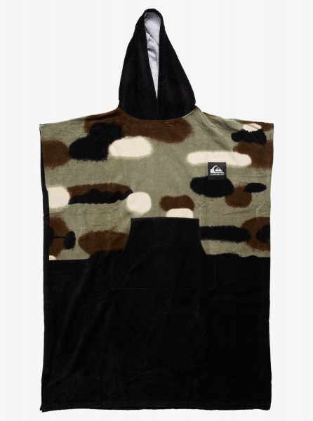 Мужское полотенце-пончо Hoody Towel QUIKSILVER AQYAA03233, размер 1SZ, цвет camo