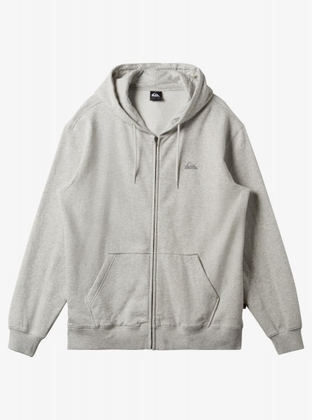 Мужское худи на молнии Salt Water QUIKSILVER AQYFT03330, размер L, цвет white marble heather