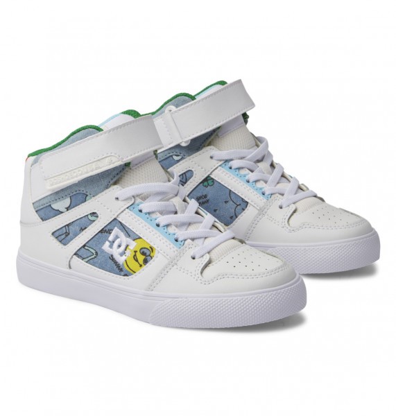 фото Высокие детские кеды dc pure high-top ev dc shoes