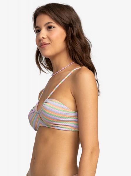 фото Женский лиф бикини wavy stripe roxy