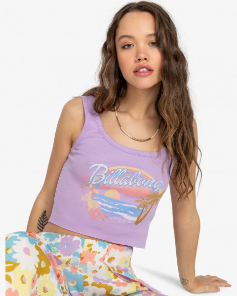 Женская футболка Wild Waves Billabong EBJZT00265, размер L/12, цвет peaceful lilac - фото 4