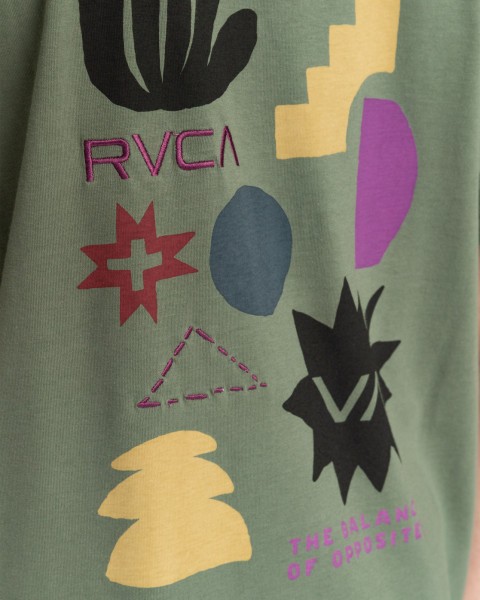 фото Мужская футболка paper cuts rvca