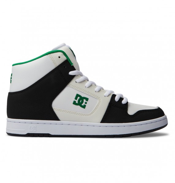 Высокие мужские кроссовки DC Manteca 4 HI DC Shoes ADYS100743, размер 42, цвет black/white/green