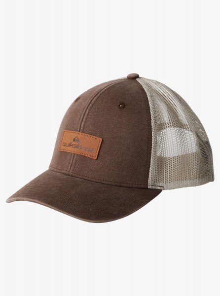 Бейсболка Down The Hatch Trucker QUIKSILVER AQYHA05096, размер 1SZ, цвет темно-коричневый