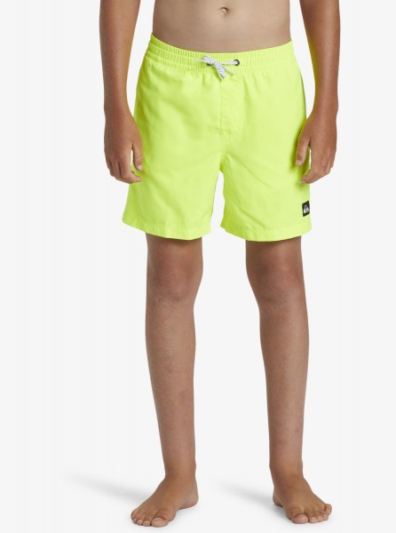 Детские купальные шорты Everyday Solid Volley (8-16 лет) QUIKSILVER AQBJV03054, размер L/14, цвет safety yellow - фото 3