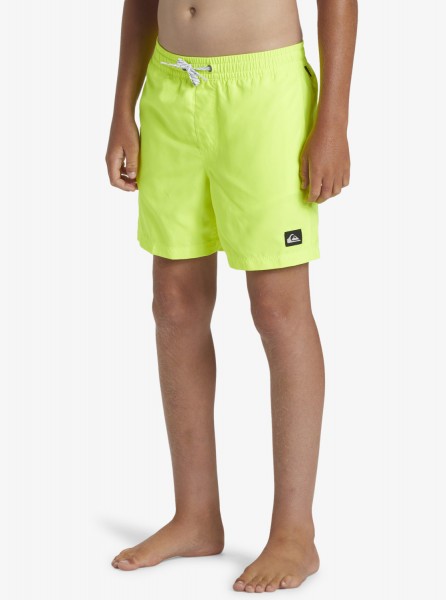 Детские купальные шорты Everyday Solid Volley (8-16 лет) QUIKSILVER AQBJV03054, размер L/14, цвет safety yellow - фото 4