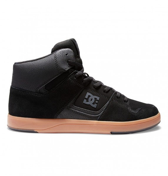 Высокие мужские скейтовые кеды DC Cure Hi Top DC Shoes ADYS400072, размер 44, цвет black/gum