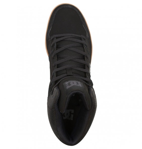 фото Высокие мужские скейтовые кеды dc cure hi top dc shoes