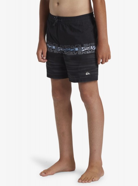 Детские купальные шорты Everyday Wordblock (8-16 лет) QUIKSILVER AQBJV03051, размер L/14, цвет черный - фото 4