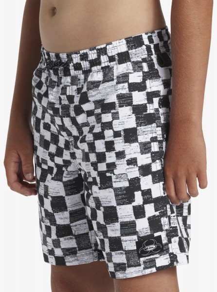 Детские купальные шорты Everyday Checkers (8-16 лет) QUIKSILVER AQBJV03056, размер L/14, цвет черный - фото 5