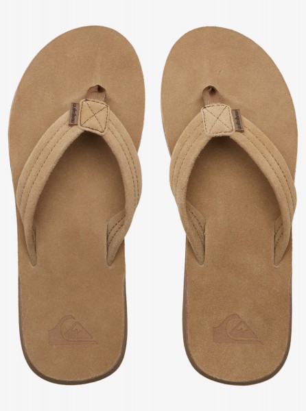 фото Мужские сланцы carver suede plus quiksilver