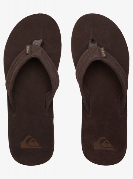 фото Мужские сланцы carver suede plus quiksilver